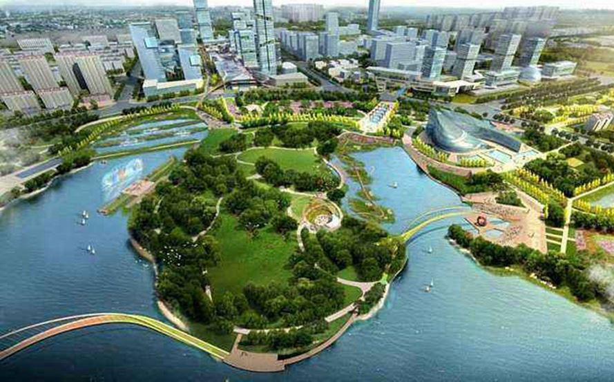 合肥高新区王咀湖生态湿地